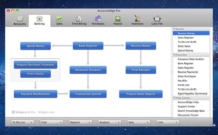 bank account software for mac