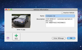 add vehicles so you can track their mileage